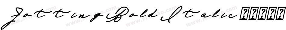 Jotting Bold Italic字体转换